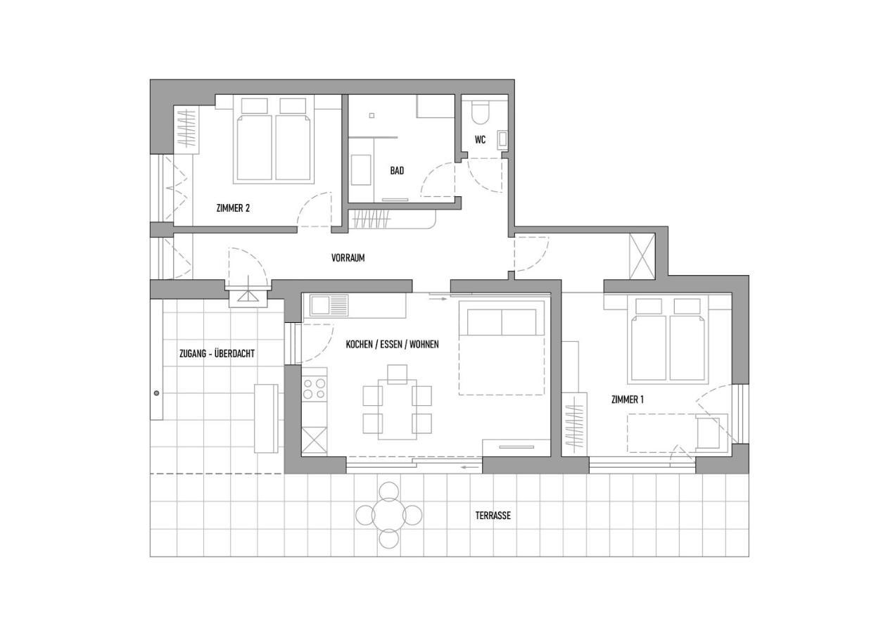 Auszeit Appartement 斯拉德明 外观 照片